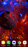 Астероиды 3D живые обои для Android