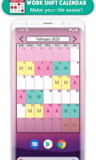 Календарь рабочих смен для Android